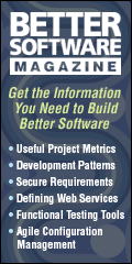 Advertisement - Better Software magazine